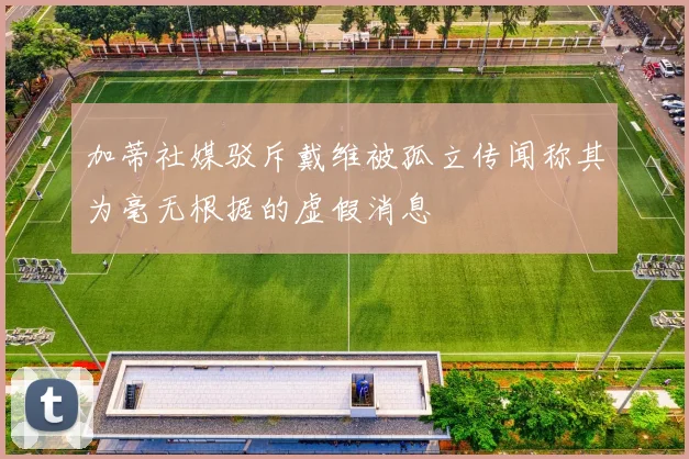 加蒂社媒驳斥戴维被孤立传闻称其为毫无根据的虚假消息